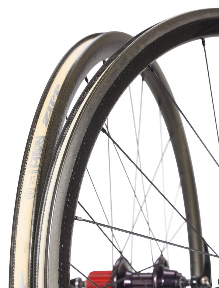 Zipp 202 Firecrest Carbon Road Bike Clincher Wheelset 11 Spd 700c QR Rim Brake