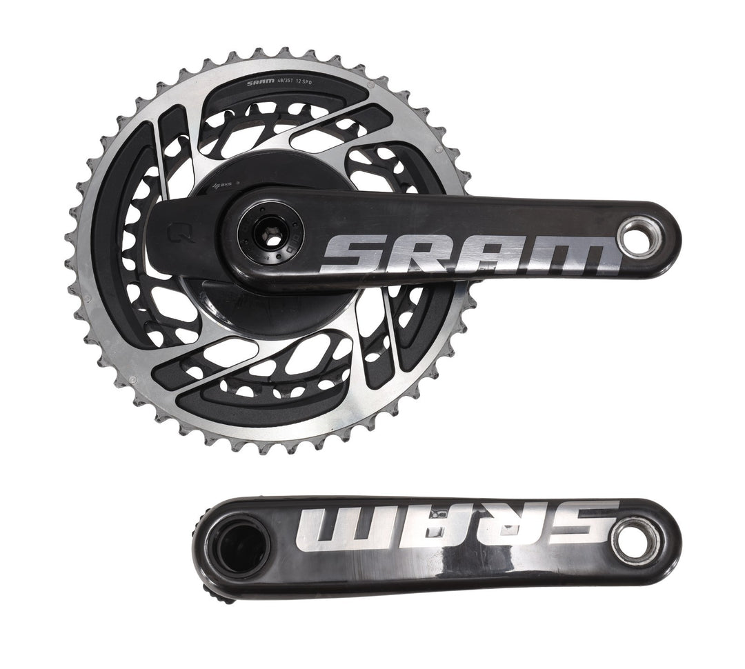 SRAM Red AXS DUB SL D1 2x 12s Carbon Road Bike Power Meter Crankset 165mm 48/35T