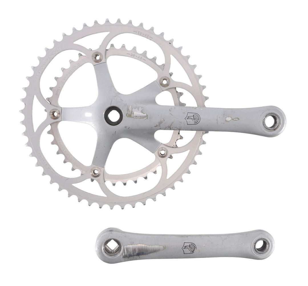 Campagnolo Veloce 2x 8 Spd Alloy 52/39T Road Bike Crankset 170mm Vintage Cycling