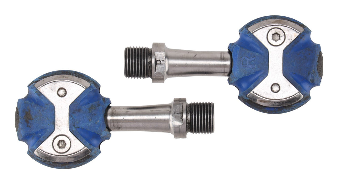 Speedplay Zero Clipless Road Bike Pedals BLUE 53mm Stainless Spindle Triathlon
