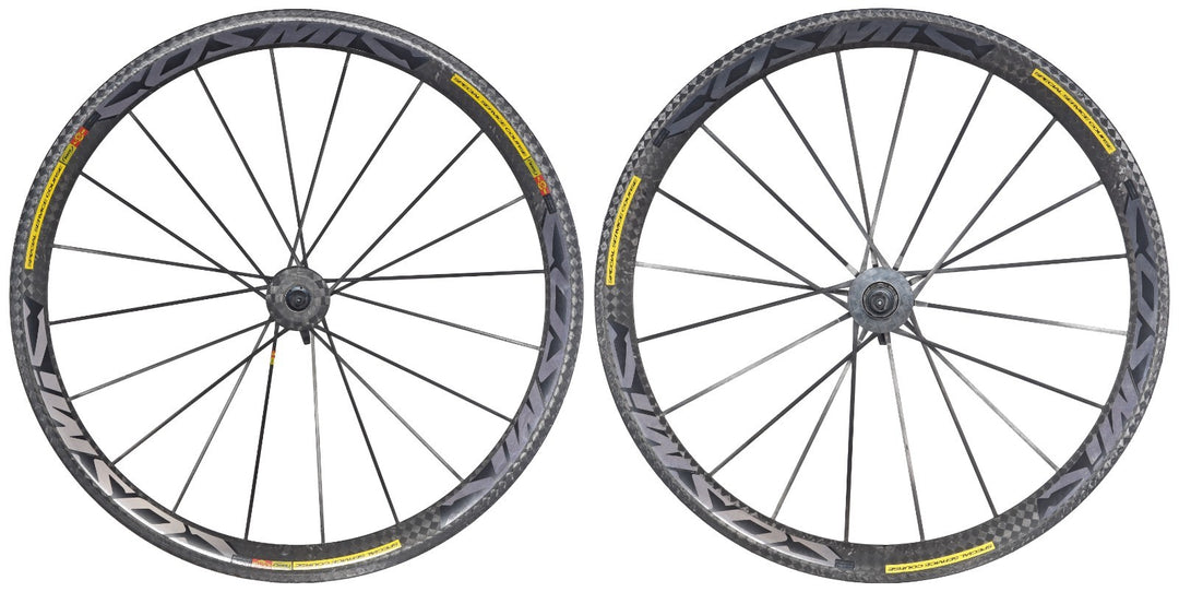 Mavic Cosmic Carbone Ultimate SSC Tubular Road Wheelset Shimano 11s 700c Rim QR