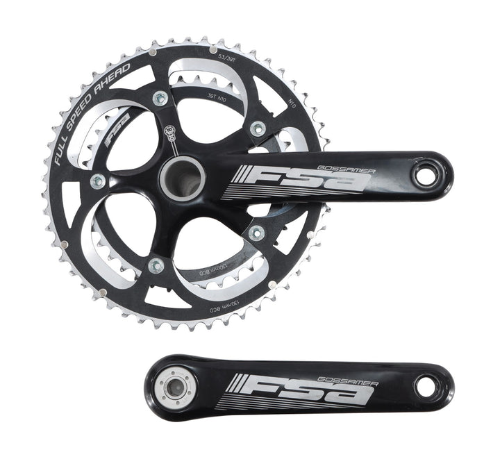 FSA Gossamer Alloy 2 x 10 Speed Road Bike Crankset 172.5mm 53/39T 130 BCD