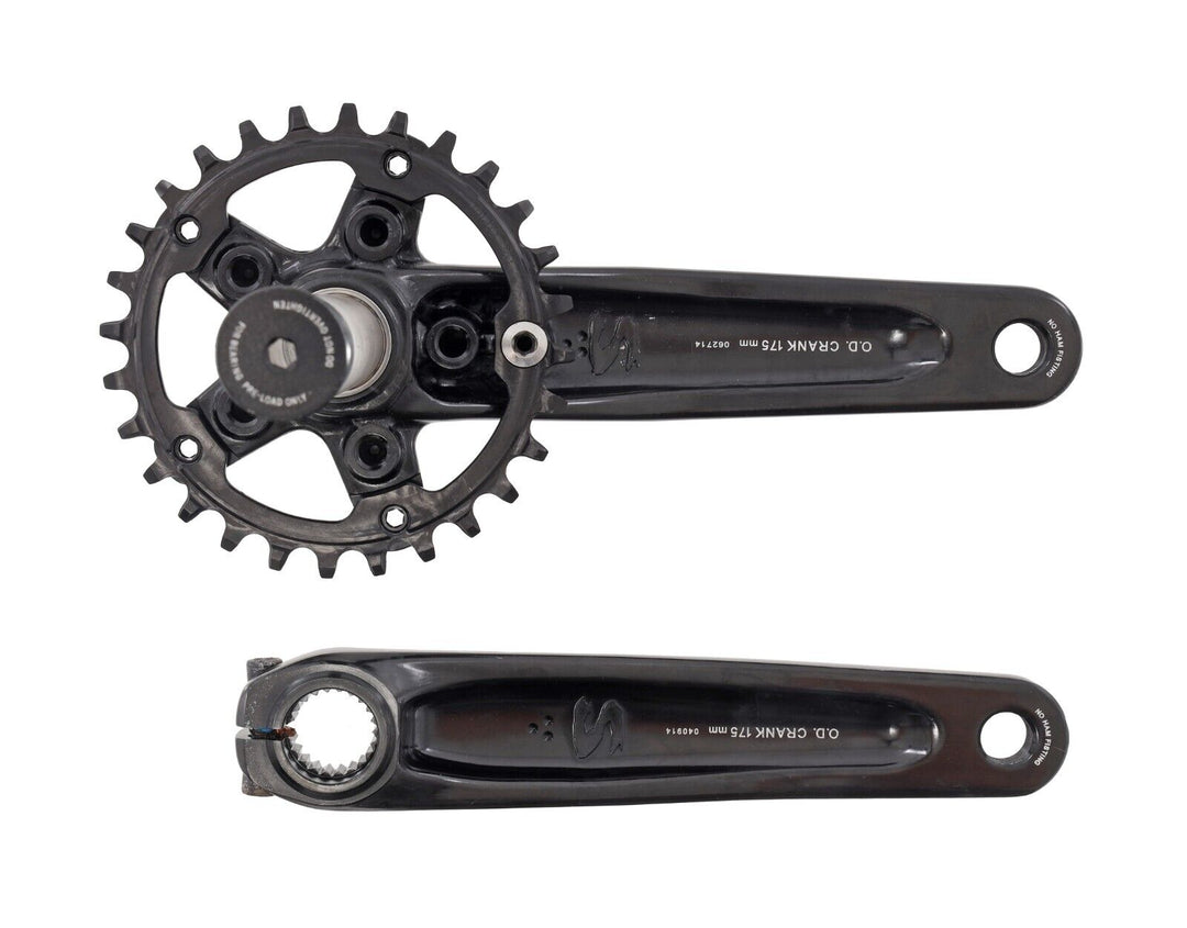 Surly O.D. Fat Bike Crankset 28T 175mm 9/10s 5-Bolt 94 BCD 24/100mm Spindle MTB