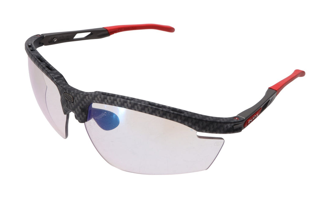Rudy Project Magnus Sunglasses Carbonium Impactx Photochromic 2 Laser Red Bike