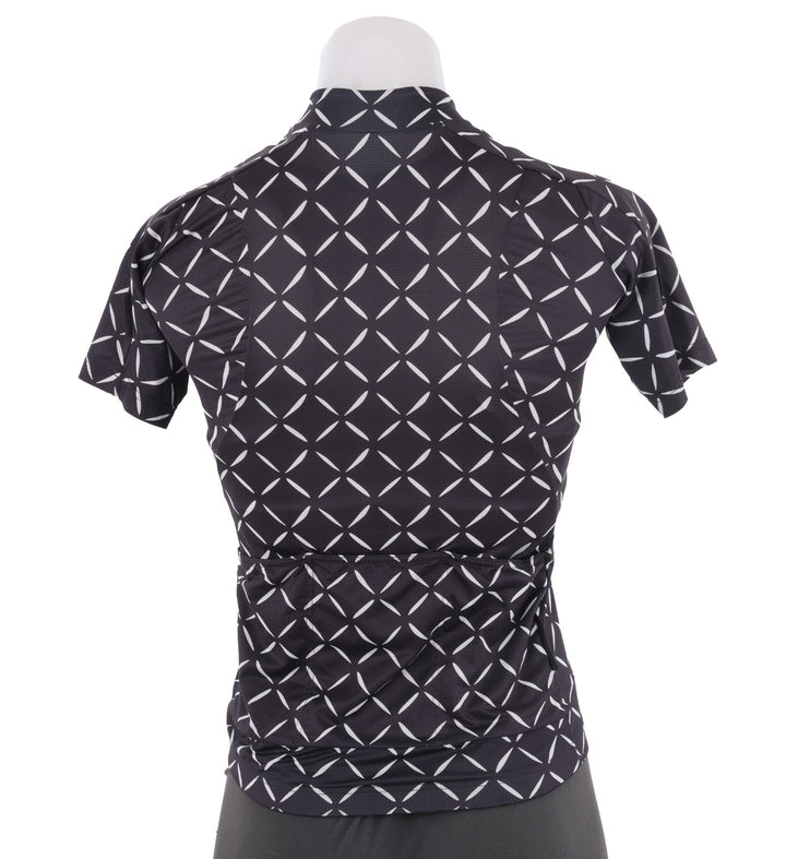 Velocio Crosshatch Ultralight Women Short Sleeve Jersey XS BLACK Road Gravel CX