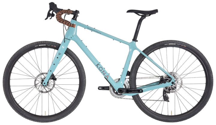 Kona Ouroboros CR/DL Gravel Bike 2x 12s 54cm Gloss Harbor SRAM AXS Rival 2025