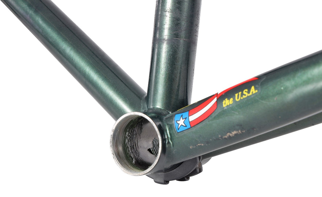 Salsa La Raza Steel Road Bike Frameset 44cm GREEN 700c Race Cycling Vintage '90s