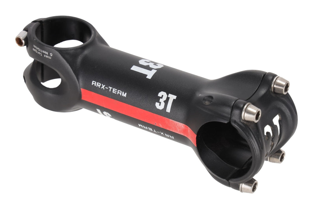3T ARX Team Alloy Road Bike Stem 31.8x 110mm BLACK 6º Gravel 1 1/8" CX Race