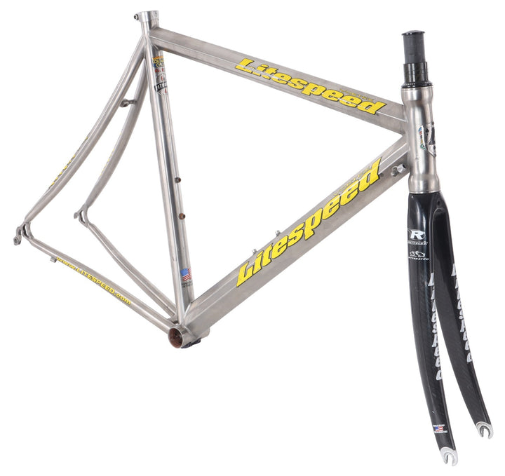 Litespeed Vortex Titanium Road Bike Frameset 55cm QR 700c USA Made 6Al/4V 2004
