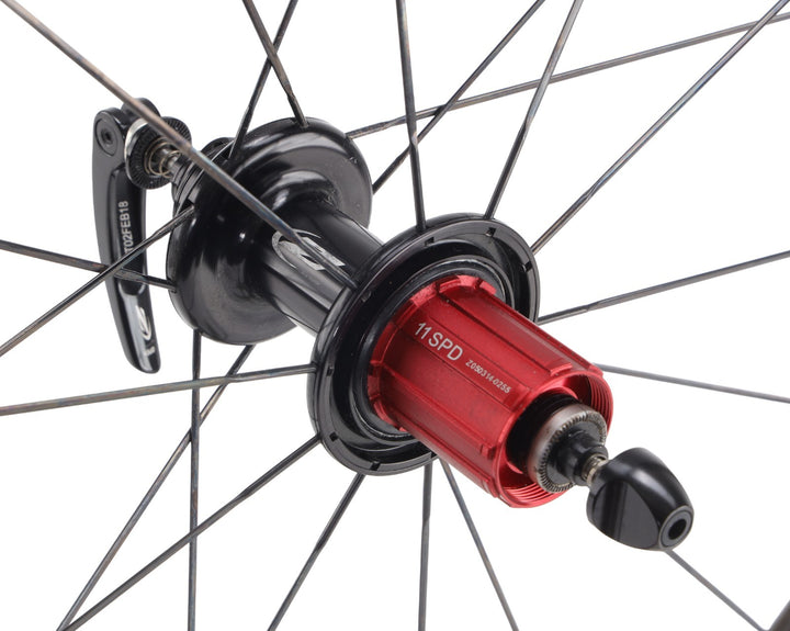 Zipp 808 Firecrest Carbon Road Bike Clincher Wheelset 11 Spd 700c QR Rim Brake
