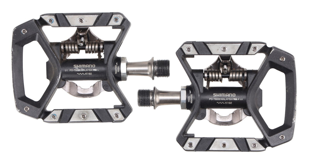 Shimano Deore XT PD-T8000 SPD Clipless Commuter Bike Pedals 9/16" Urban Hybrid