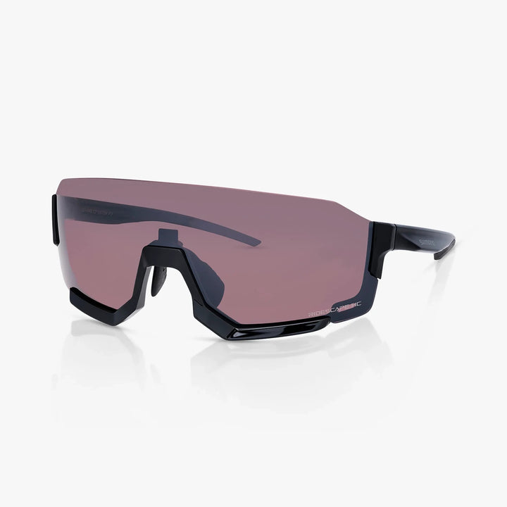 Shimano Aerolite Cycling Sunglasses Black Noir w/Ridescape H3 Lens Road Mountain