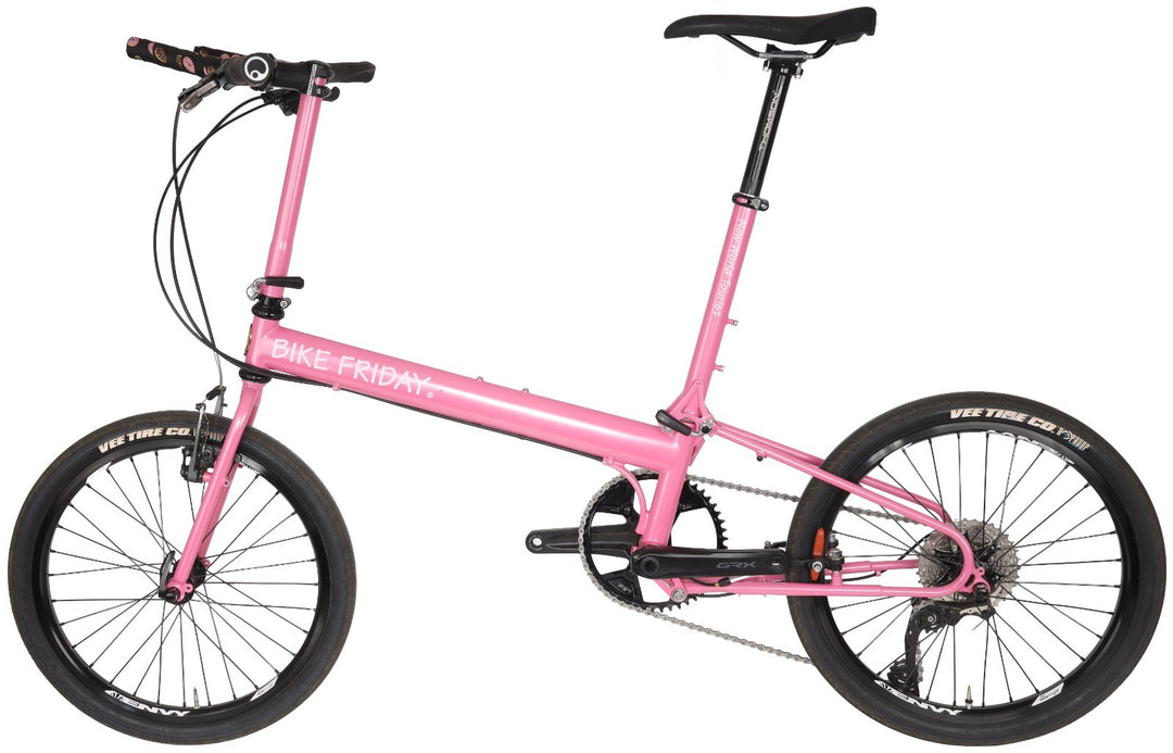 Bike Friday New World Tourist Travel Bike 1 x 11 Spd PINK w/ Case 20" V-Brake QR