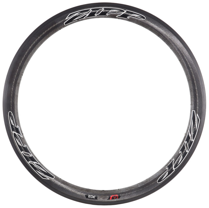 Zipp 303 Carbon Clincher 18H FRONT Road Bike Rim Brake QR 700c Gravel Cyclocross