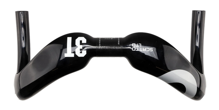 3T Scatto LTD Carbon Track Bike Drop Handlebar 31.8 x 35cm Black