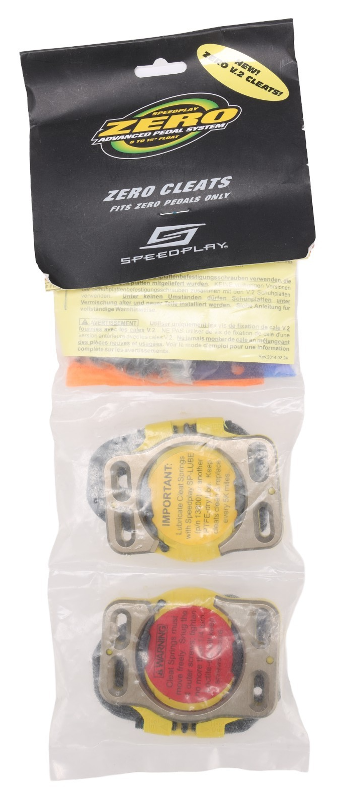 Speedplay Zero V.2 Clipless Road Bike Pedal Cleats 1 PAIR NEW-in-Package