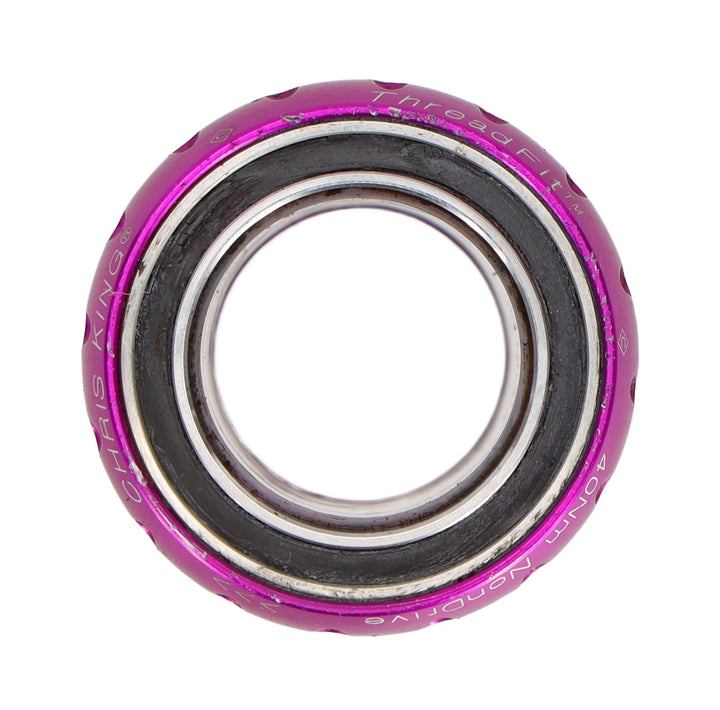 Chris King ThreadFit 24 Bottom Bracket 68/73mm Shell BSA Shimano 3D Violet MTB