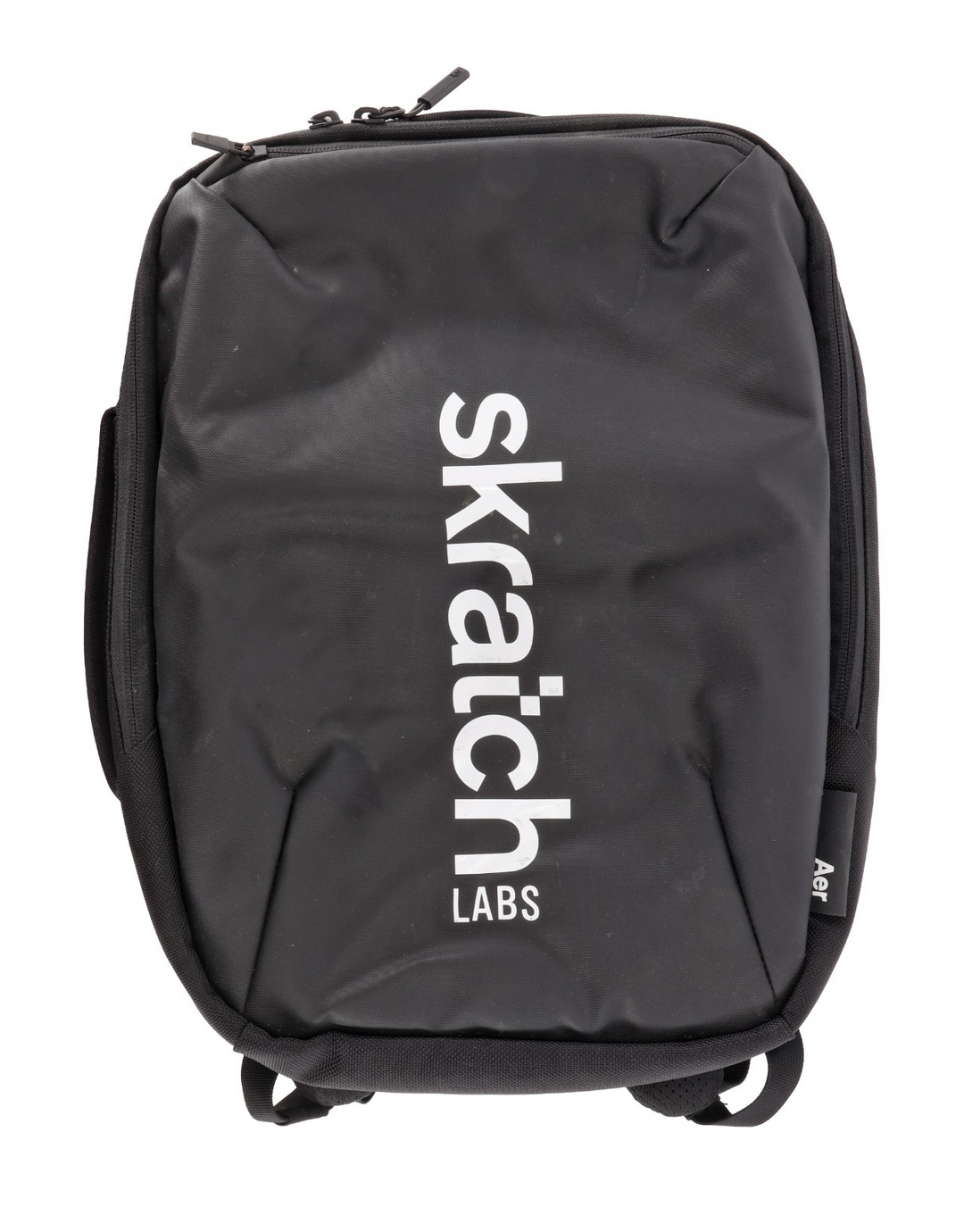 Aer Slim Pack BLACK Backpack 12L w/ skratch Labs Logo Travel Storage Flying