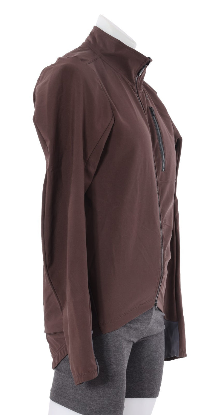 Velocio Signature Softshell Cycling Jacket Men LARGE Brown Road Bike Gravel MTB