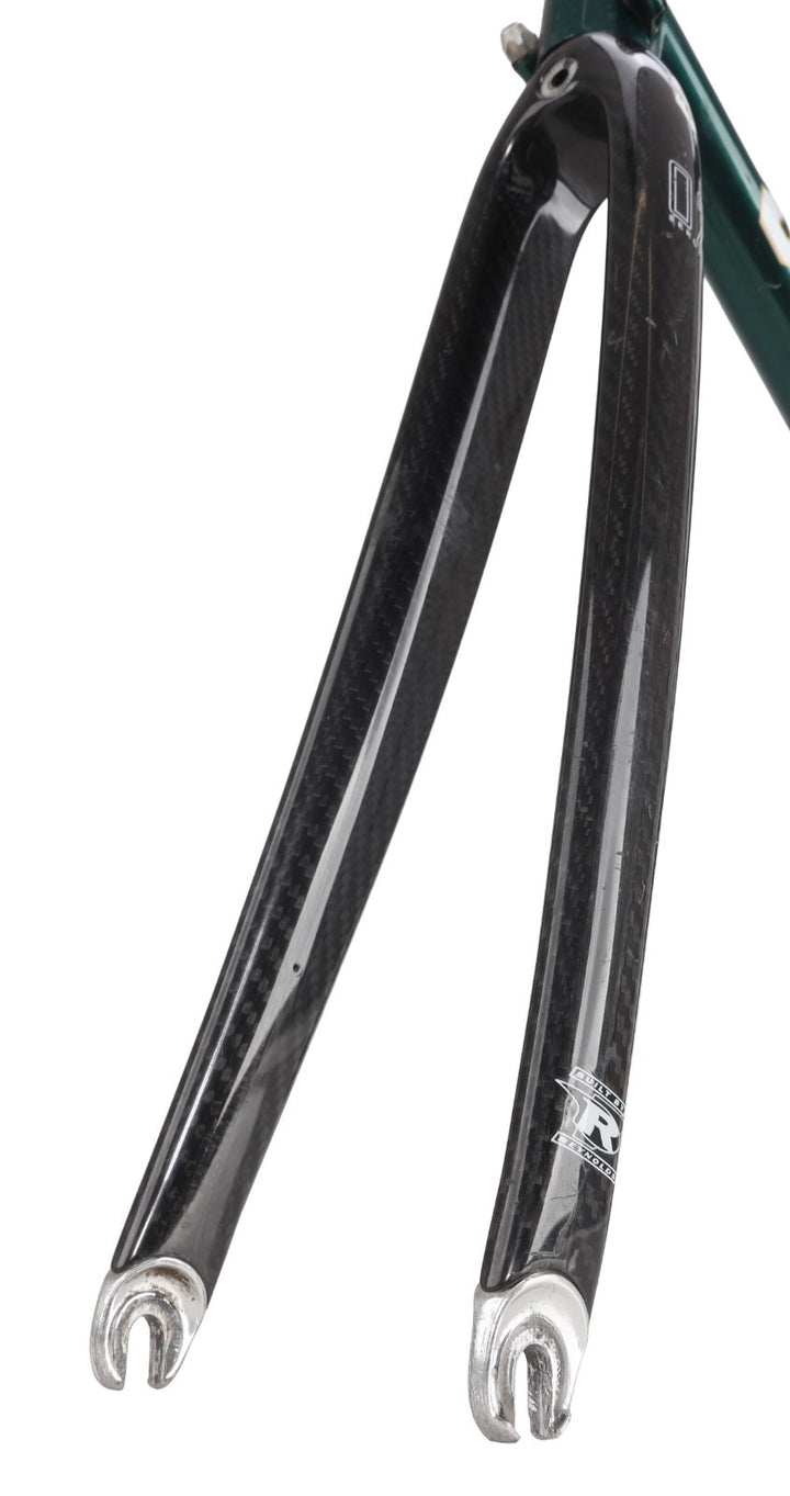 Serotta Colorado III Steel Road Bike Frameset 59cm Carbon GREEN 700c USA Made