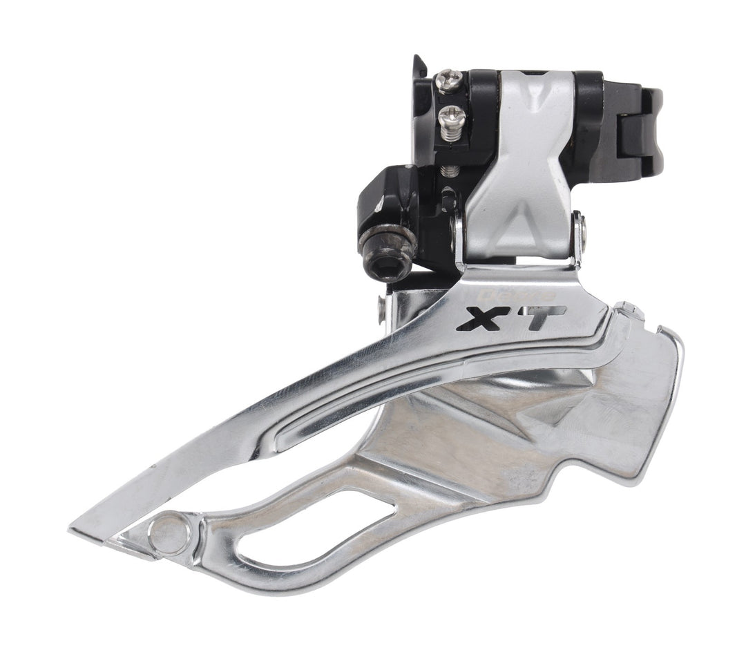 Shimano Deore XT FD-M771 3x 9 Spd Mtn Bike Front Derailleur Clamp-On 34.9mm Dual