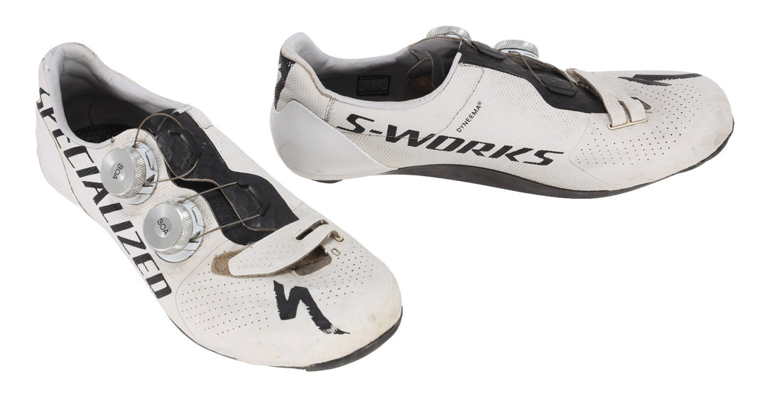 Specialized S-Works Road 7 Carbon Shoes EU 39.5 Mens US 7.25 White 3-Bolt BOA
