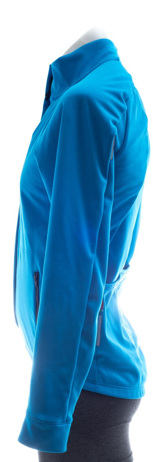 Velocio Zero HL Winter Fleece Jacket Men's MEDIUM Blue Road Gravel Cyclocross