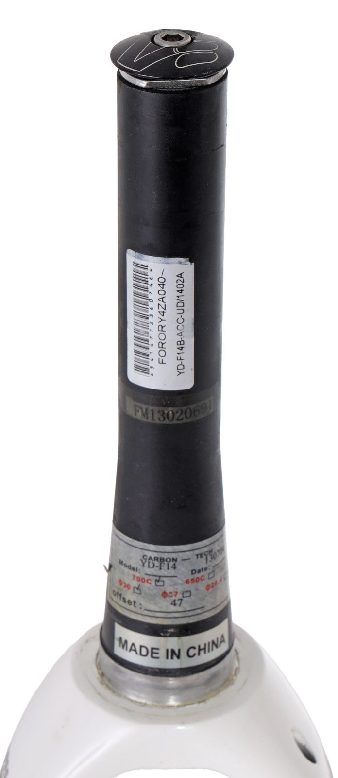 Ridley X-Night Cross Series Carbon CX Bike Fork Disc 700c 1-1/2" 183mm Post QR