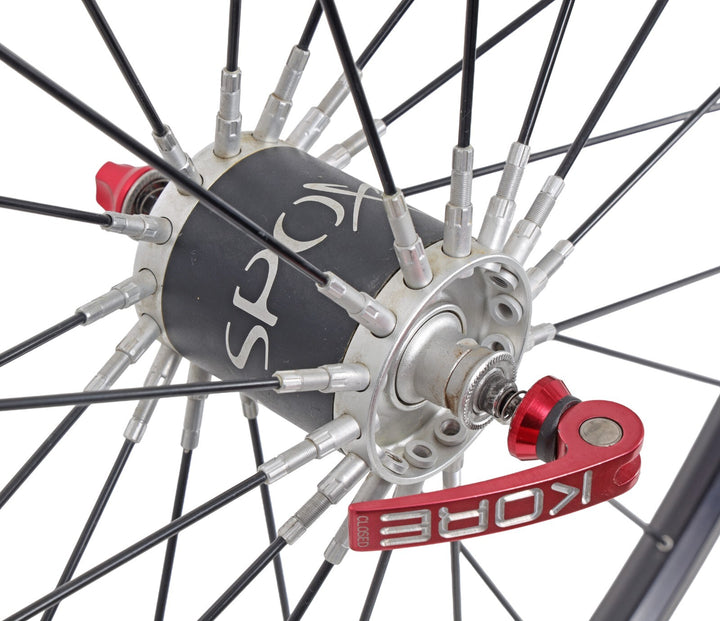 Spinergy Spox 26" Alloy 9/10s Carbon Spoke Mtn Bike Wheelset Shimano QR Vintage