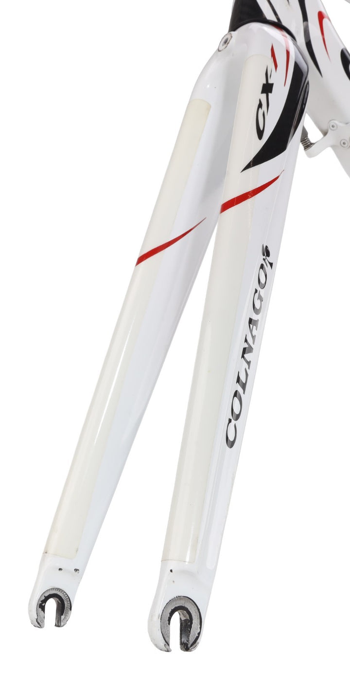 Colnago CX-1 Carbon Road Bike Frameset 56s WHITE 700c QR Rim Brake Italy 2009