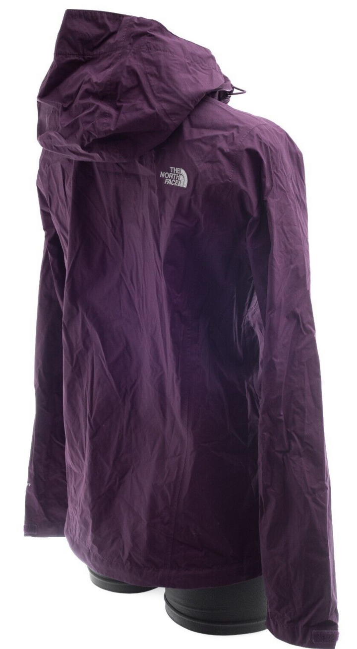 The North Face Venture 2 Women Rain Jacket Hooded SMALL Wine DryVent Waterproof