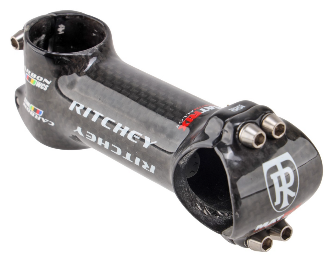 Ritchey WCS 4 Axis Carbon Matrix Road Bike Stem 31.8 x 100mm 6º 6/84 4-Bolt Ti