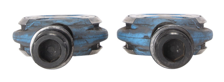 Speedplay Zero Clipless Road Bike Pedals Blue 50mm Chromoly 4 Bolt Tri Race TT