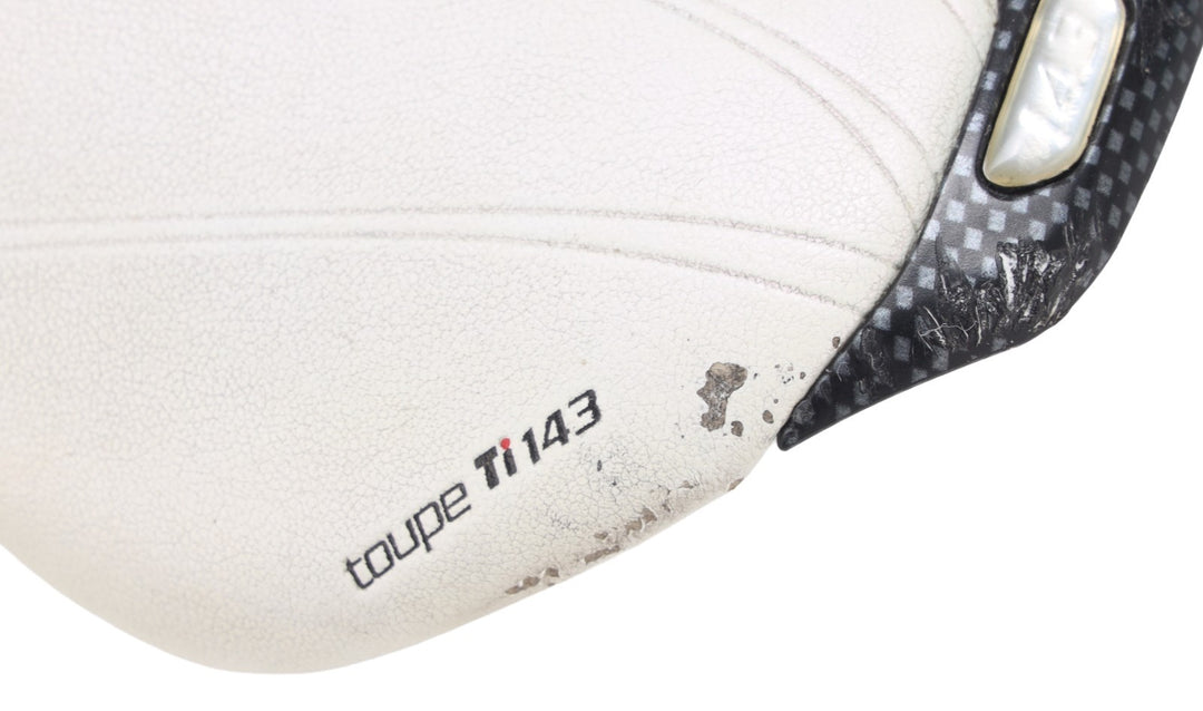 Specialized BG Toupe Ti Road Bike Saddle 143mm WHITE 7 x 7mm Titanium Rail
