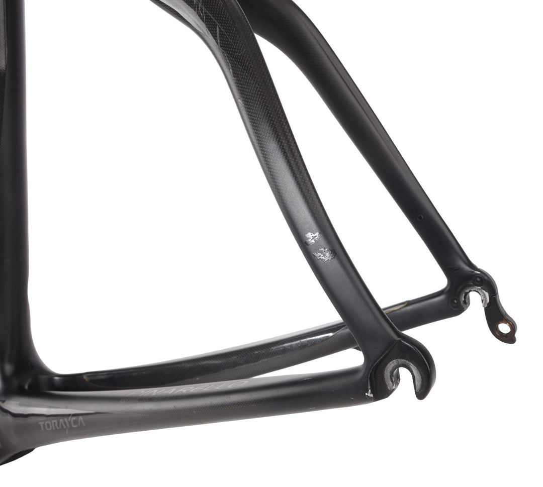Pinarello Prince FP Carbon Road Bike Frameset 57.5cm Black on Black 700c QR 2009