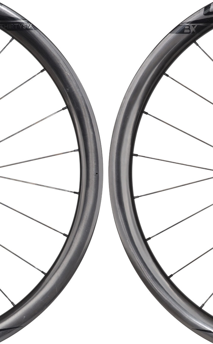 Carbon Ti Duke Baccara X 36 Tubeless Disc Road Bike Wheelset Shimano 11 Spd 700c