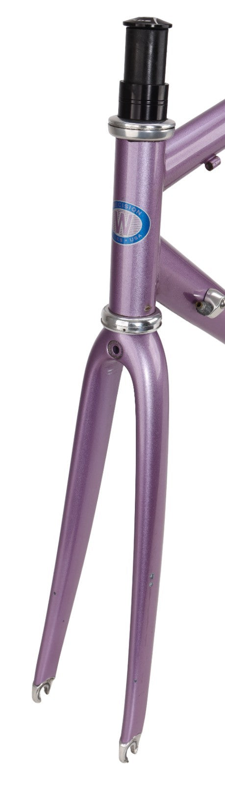 Waterford R-33 Steel Road Bike Frameset 56cm Carbon PURPLE 700c QR Rim Brake USA