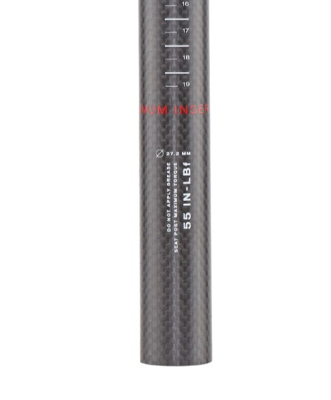 Specialized Carbon Road Bike Seatpost 27.2 x 350mm 20mm Setback 7 x 7mm Rail