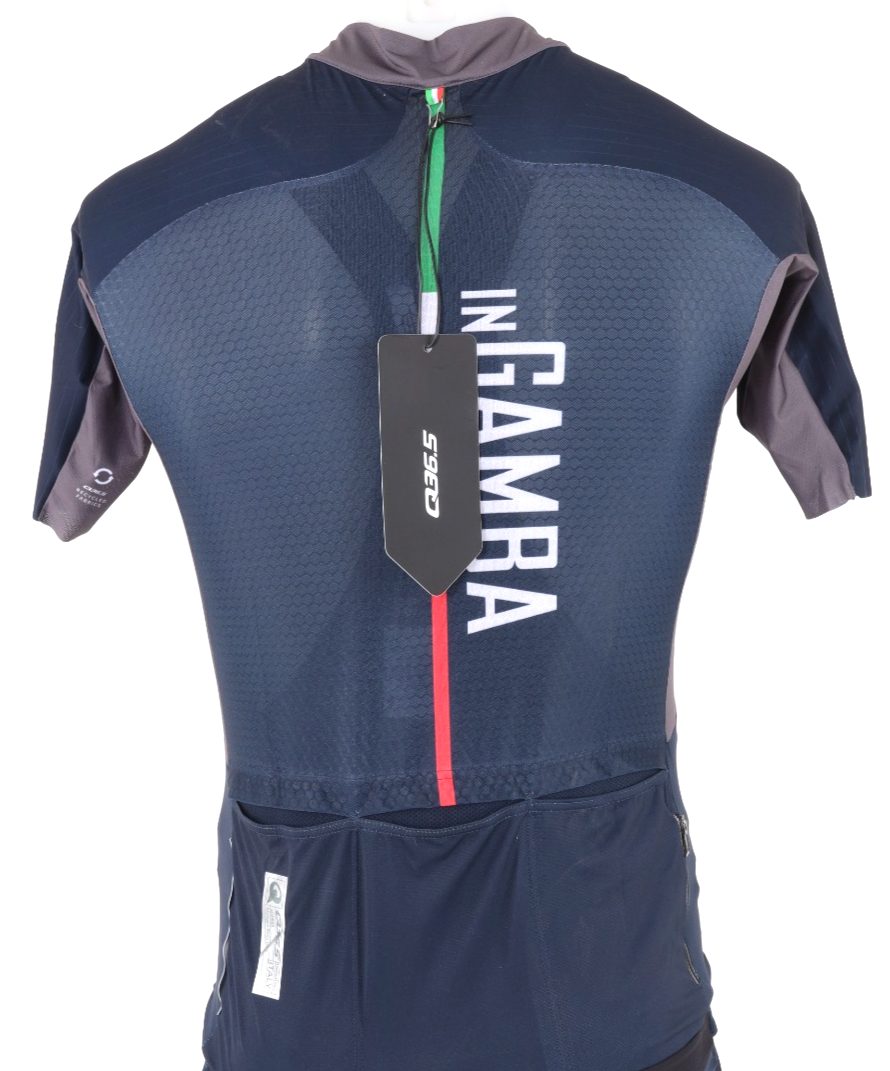 Castelli inGamba Pro Q36.5 Short Sleeve Road Bike Jersey Men XS Blue Italy Race