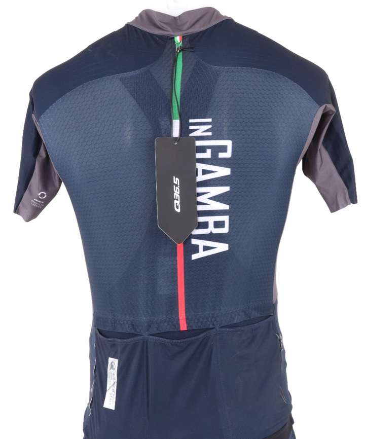 Castelli inGamba Pro Q36.5 Short Sleeve Road Bike Jersey Men XS Blue Italy Race