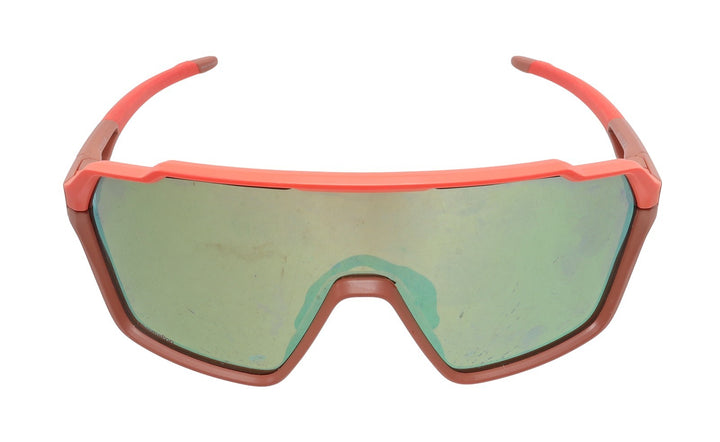 Smith Shift XL MAG Sunglasses Peach Frame Green Lens + Clear Lens