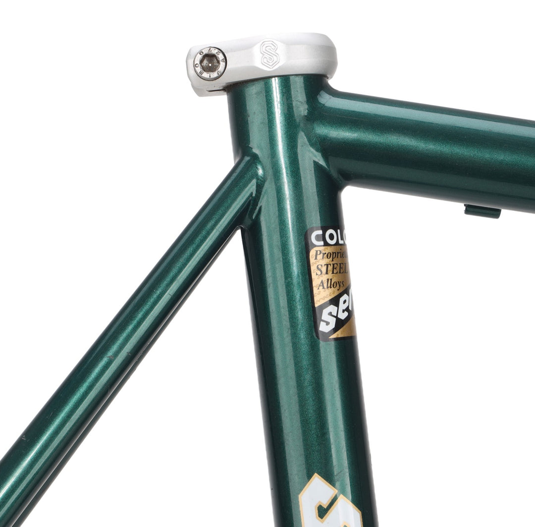 Serotta Colorado III Steel Road Bike Frameset 59cm Carbon GREEN 700c USA Made