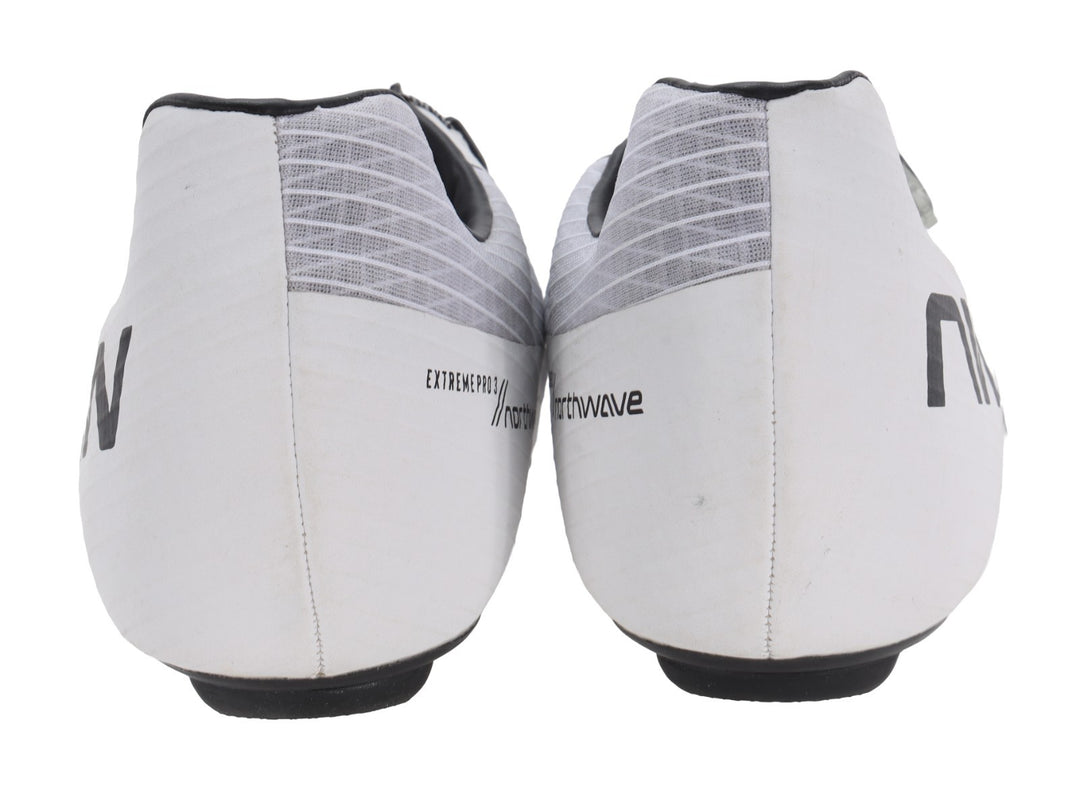 Northwave Extreme Pro 3 Carbon Road Bike Shoes EU 44 US Men 11 WHITE Race Gravel