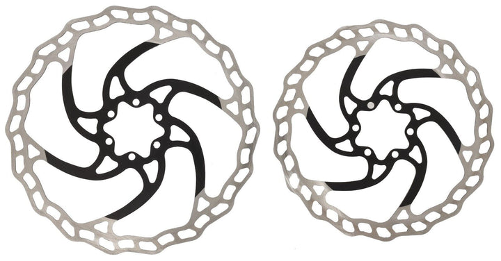 Galfer Wave Mountain Bike Disc Brake Rotors 203/180mm 1 PAIR 6-Bolt MTB Trail