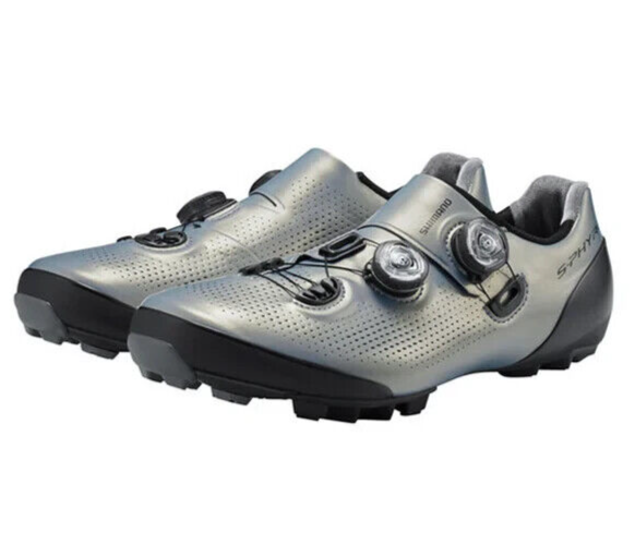 Shimano S-Phyre XC901 Carbon Mountain Bike Shoes EU 38 US 5.2 Silver BOA CX Race