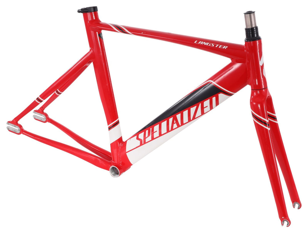 Specialized Langster Pro Alloy Track Bike Frameset 54cm RED/WHTE Single Spd 2016