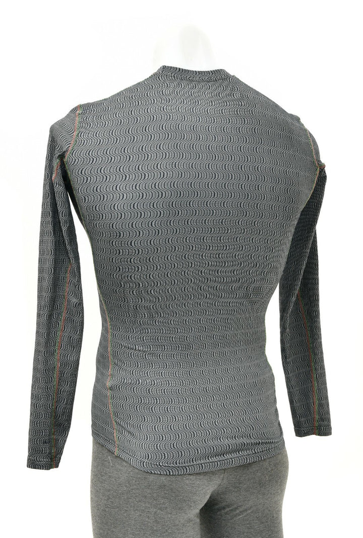 Giordana Ceramic Men Long Sleeve Base Layer SMALL Grey Road Bike Winter Training