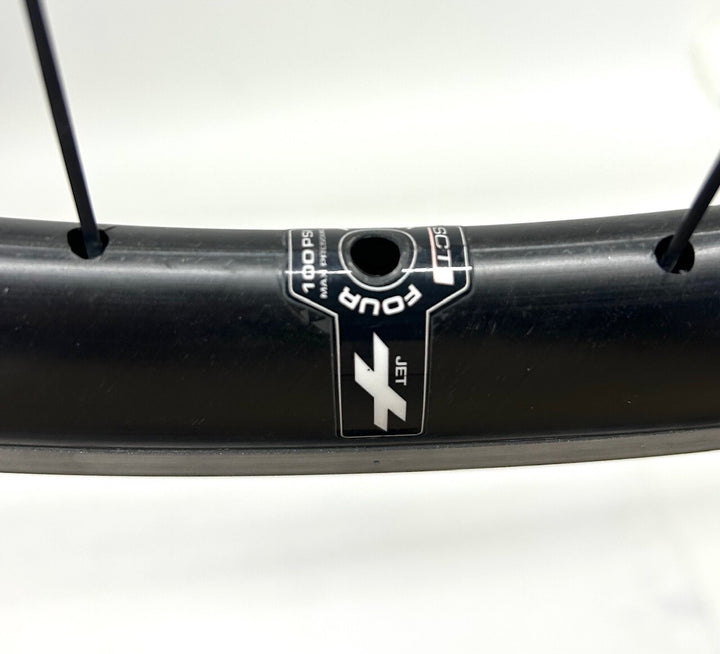 HED Jet 4+ Plus 11 Spd Carbon Alloy Clincher Road Bike Wheelset 700c QR Shimano