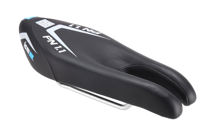 ISM PN 1.1 Triathlon Bike Saddle 110mm 7 x 7mm Stainless Steel Split Nose TT