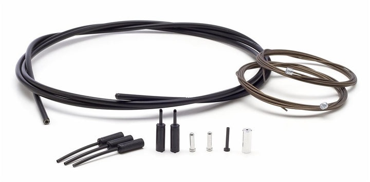 Shimano Road Shift Cable Set Front And Rear Cable BLACK Gravel CX Tri TT